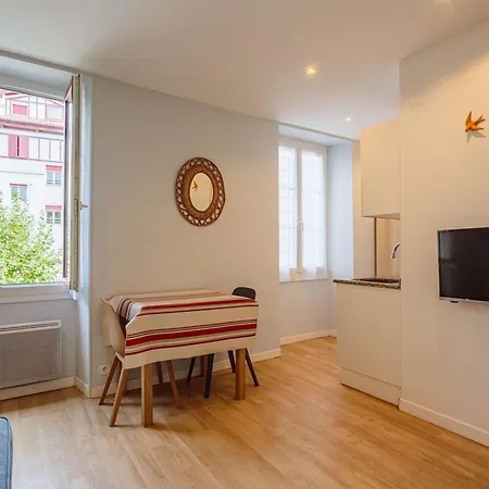 Apartment Studio Renove Avec Parking Et Wi-fi, Centre Saint-jean-de-luz, Plage A Proximite - Fr-1-4-700